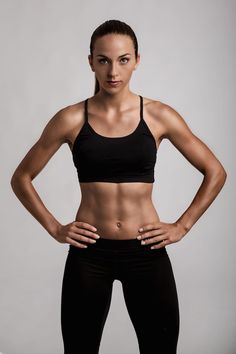 Athlete pausing between sets.